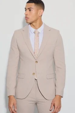 boohooMAN Jersey Skinny Single Breasted Suit Jacket | UK| Suits & Tailoring