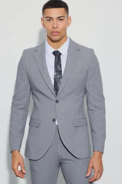 boohooMAN Jersey Skinny Single Breasted Suit Jacket | UK| Suits & Tailoring