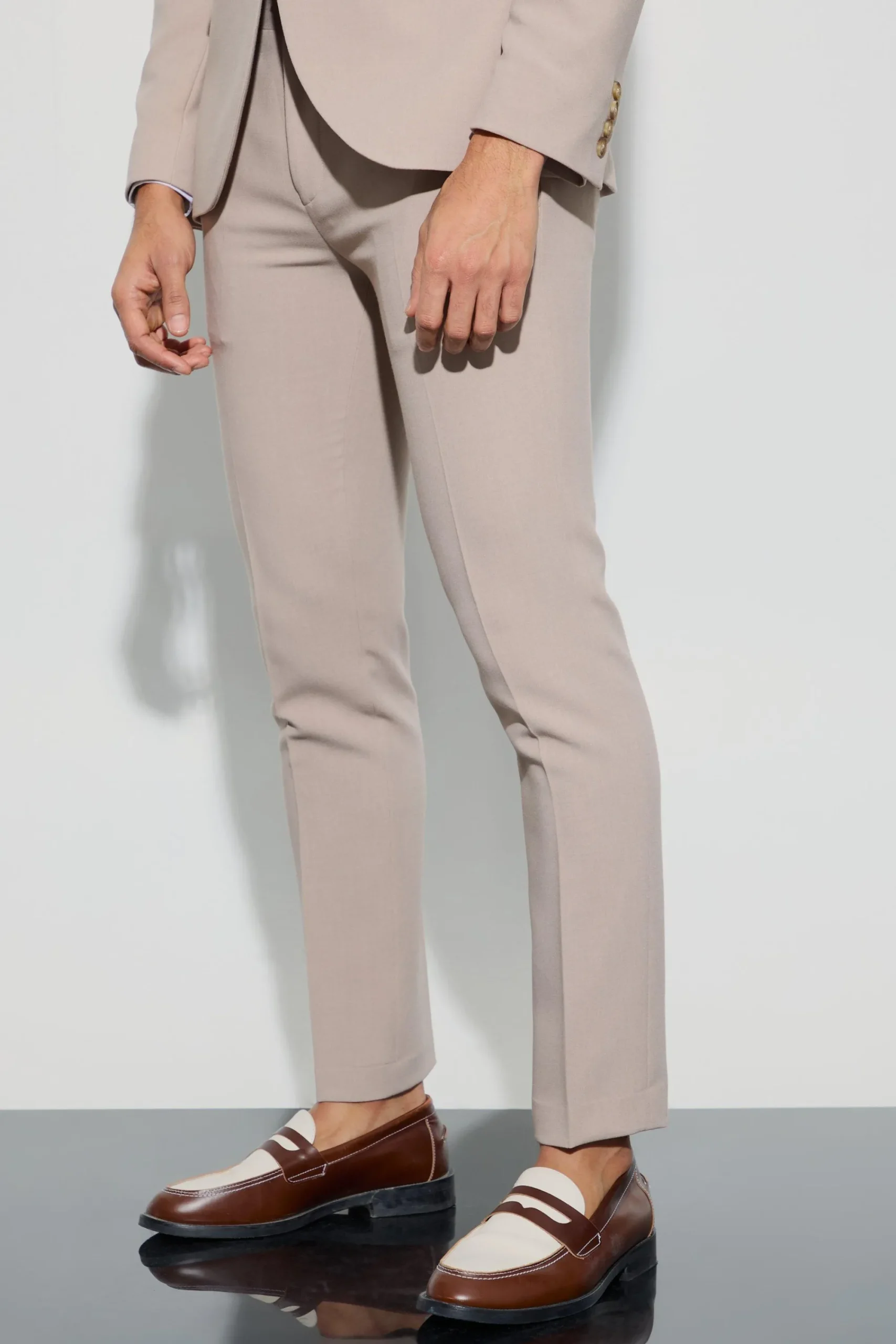 boohooMAN Jersey Skinny Suit Trousers | UK| Suits & Tailoring