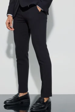 boohooMAN Jersey Skinny Suit Trousers | UK| Suits & Tailoring