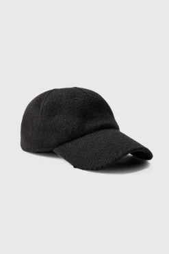 boohooMAN Knitted Baseball Cap | UK| Hats & Caps
