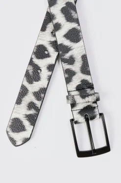 boohooMAN Leopard Print Belt In | UK| Belts|Hats & Caps