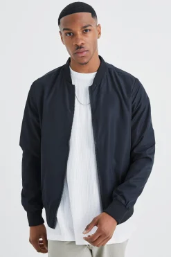 boohooMAN Lightweight Bomber Jacket In | UK| Coats & Jackets