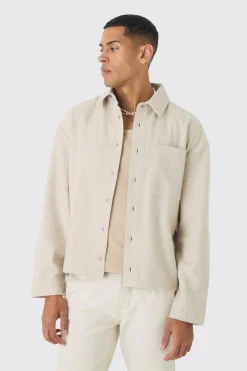 boohooMAN Lightweight Oversized Brushed Overshirt | UK| Shirts