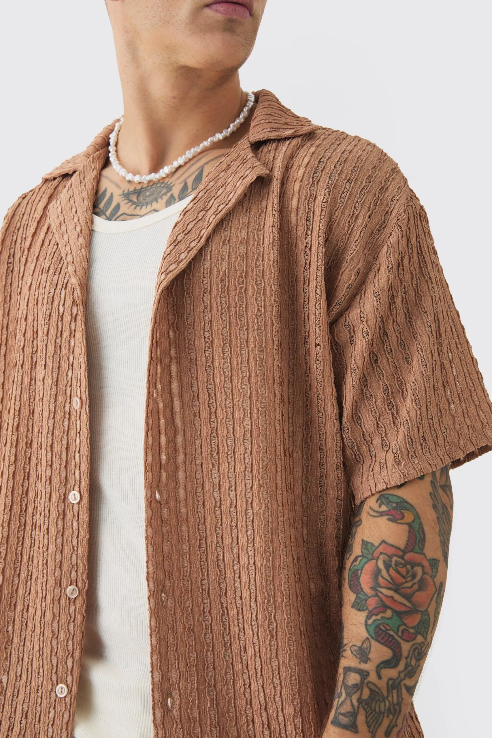 boohooMAN Lightweight Oversized Shirt | UK| Shirts