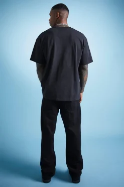 Lil Tjay Oversized Ruthless Skull Graphic T-shirt | UK^boohooMAN New