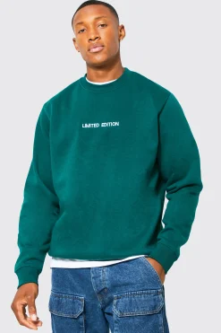 boohooMAN Limited Crew Neck Sweatshirt | UK| Hoodies & Sweatshirts