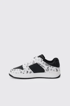boohooMAN Limited Edition Bandana Print Chunky Trainer In | UK| Trainers & Hi-Tops