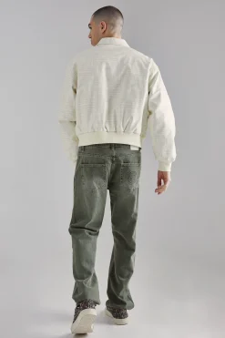 boohooMAN Limited Edition Boxy Printed Bomber | UK| Coats & Jackets