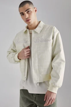 boohooMAN Limited Edition Boxy Printed Bomber | UK| Coats & Jackets