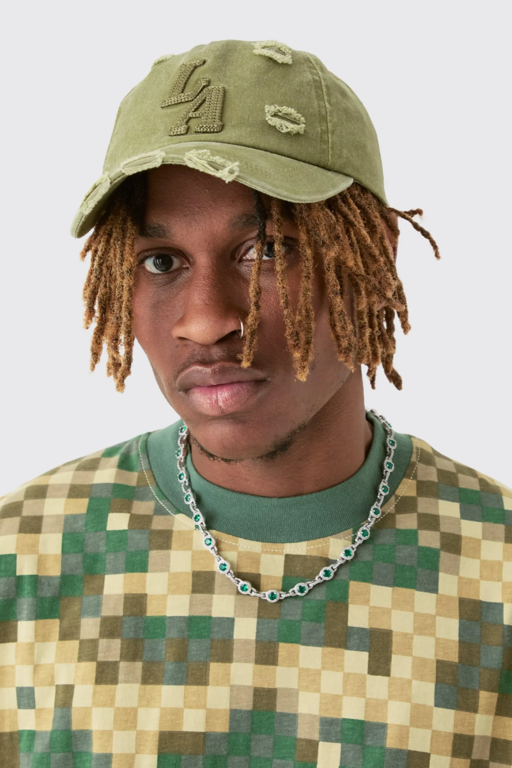 boohooMAN Limited Edition Crochet Embroidered Cap In | UK| Hats & Caps