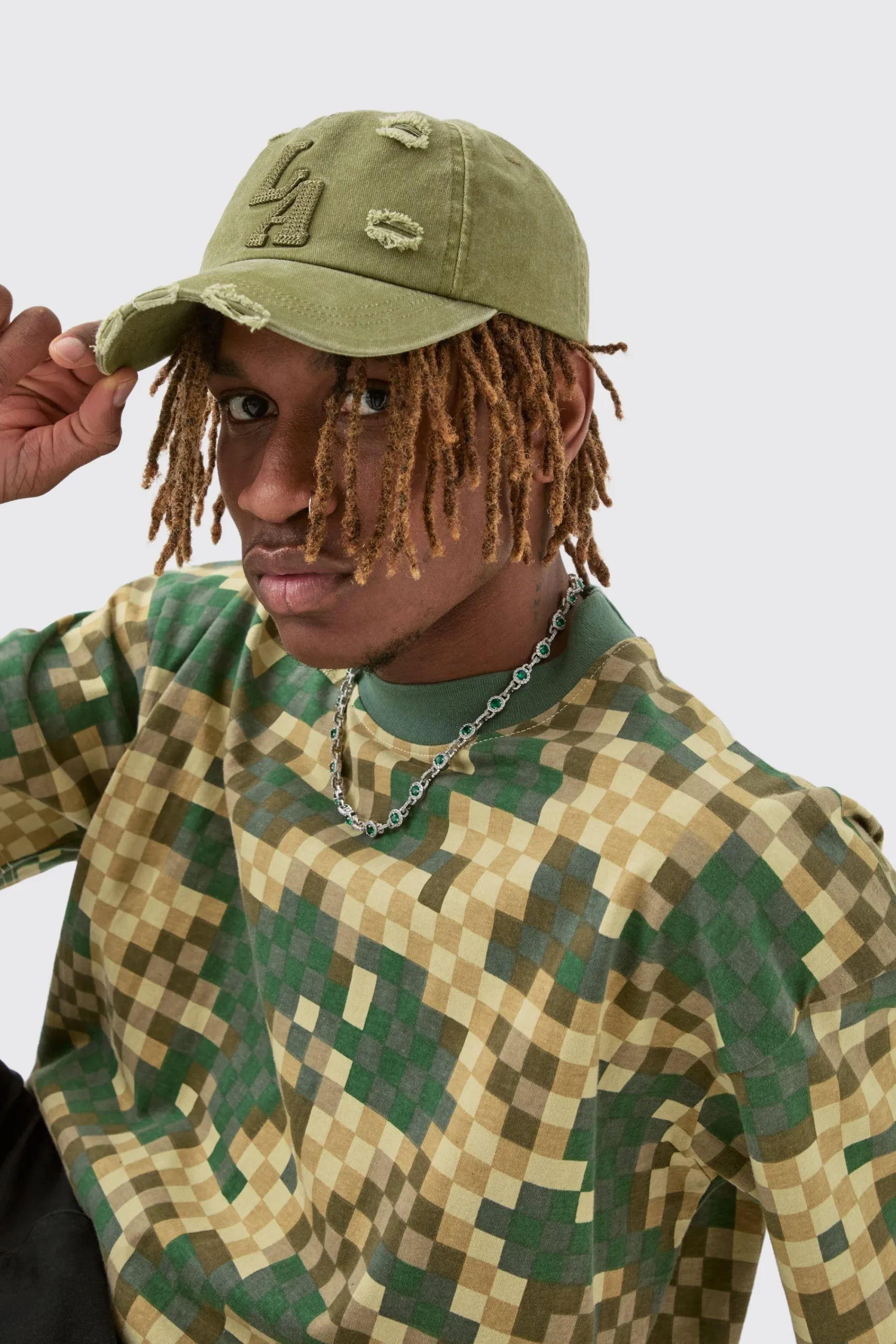 boohooMAN Limited Edition Crochet Embroidered Cap In | UK| Hats & Caps