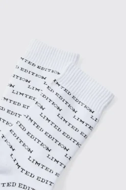 boohooMAN Limited Edition Embroidered Sports Socks | UK| Underwear & Socks|Underwear & Socks