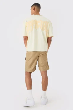 boohooMAN Limited Edition Nylon Elastic Waist Cargo Shorts | UK| Shorts