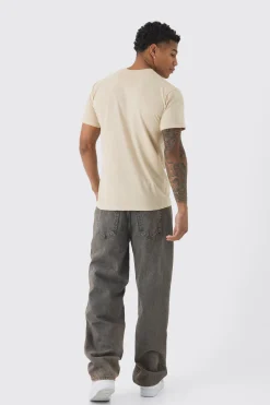 Line Drawing Printed T-Shirt | UK^boohooMAN Best