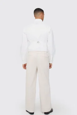 boohooMAN Linen Blend Slim Fit Waistcoat | UK| Suits & Tailoring