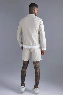 boohooMAN Linen Harrington | UK| Sets & Co-Ords