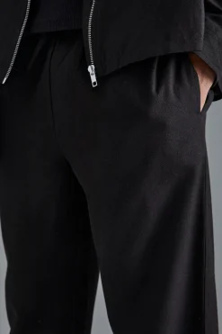 boohooMAN Linen Mix Smart Split Hem Straight Trousers | UK| Suits & Tailoring|Trousers