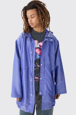 boohooMAN Liquid Metallic Parka | UK| Coats & Jackets