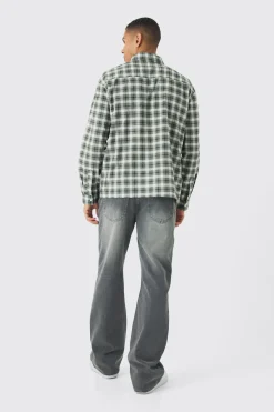 boohooMAN Long Sleeve Checked Oversized Shirt | UK| Shirts