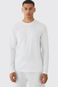 Long Sleeve Crew Neck T-shirt | UK^boohooMAN Best