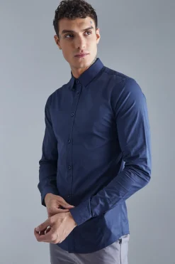 boohooMAN Long Sleeve Slim Fit Shirt | UK| Shirts