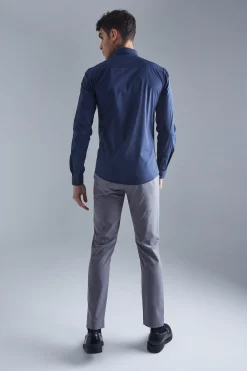 boohooMAN Long Sleeve Slim Fit Shirt | UK| Shirts