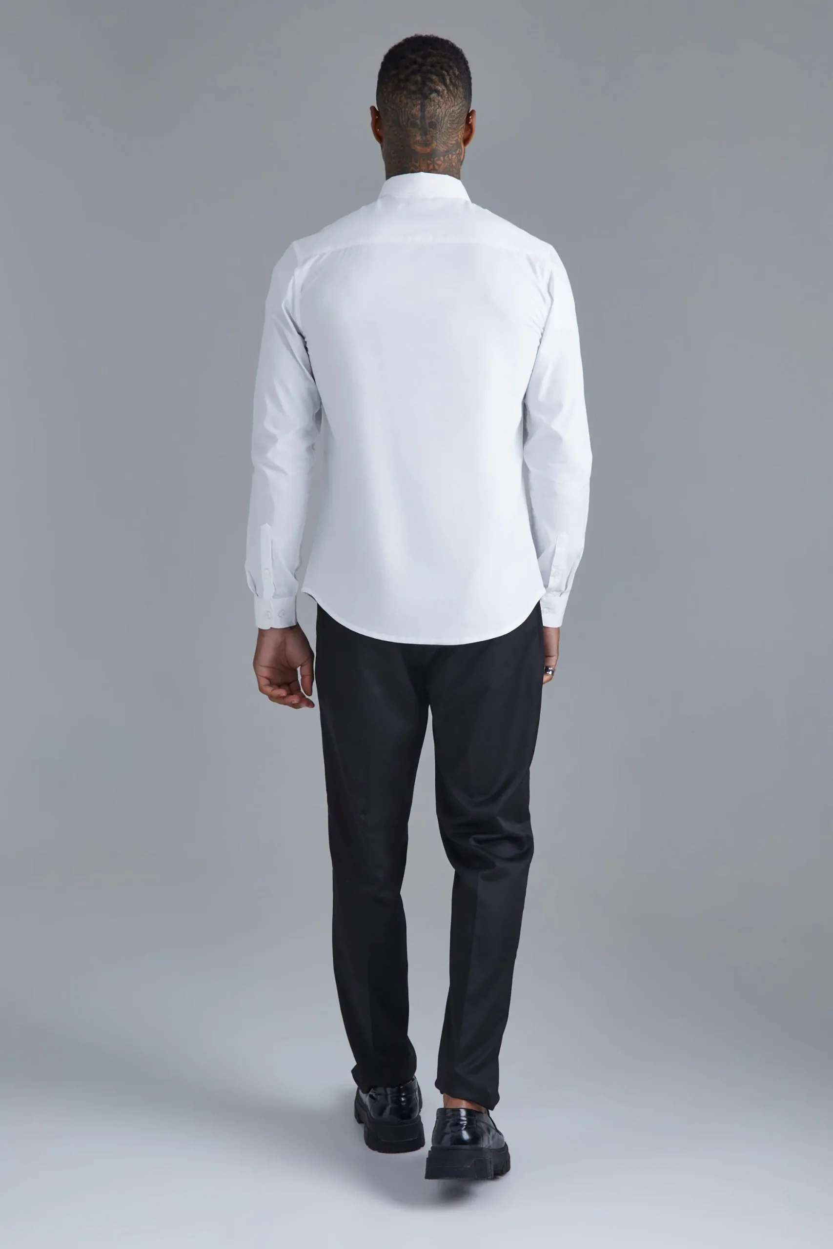 boohooMAN Long Sleeve Slim Fit Shirt | UK| Shirts