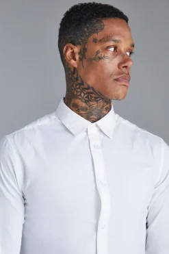 boohooMAN Long Sleeve Slim Fit Shirt | UK| Shirts