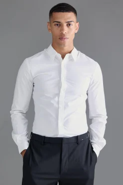 boohooMAN Long Sleeve Slim Shirt | UK| Shirts