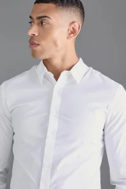 boohooMAN Long Sleeve Slim Shirt | UK| Shirts