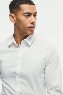 boohooMAN Long Sleeve Stretch Fit Shirt | UK| Shirts
