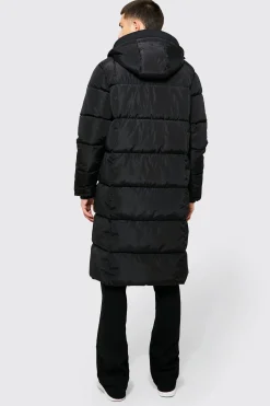 boohooMAN Longline Duvet Puffer In | UK| Coats & Jackets