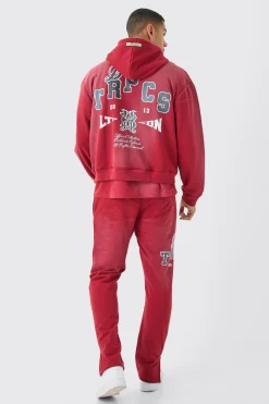 boohooMAN Loopback Side Split Wash Jogger | UK| Trousers|Joggers