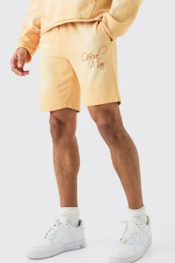 boohooMAN Loose Acid Wash Graphic Shorts | UK| Shorts