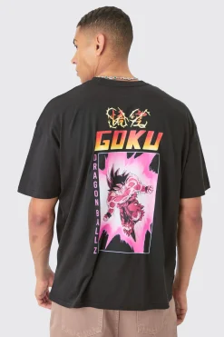 Loose Dragon Ball Z Anime License T-shirt | UK^boohooMAN Clearance
