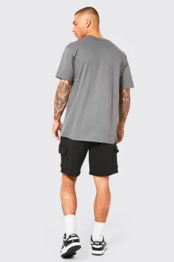 boohooMAN Loose Fit Cargo Jersey Short | UK| Joggers|Shorts