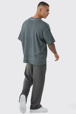 boohooMAN Loose Fit Drop Crotch Loopback Jogger | UK| Trousers|Joggers