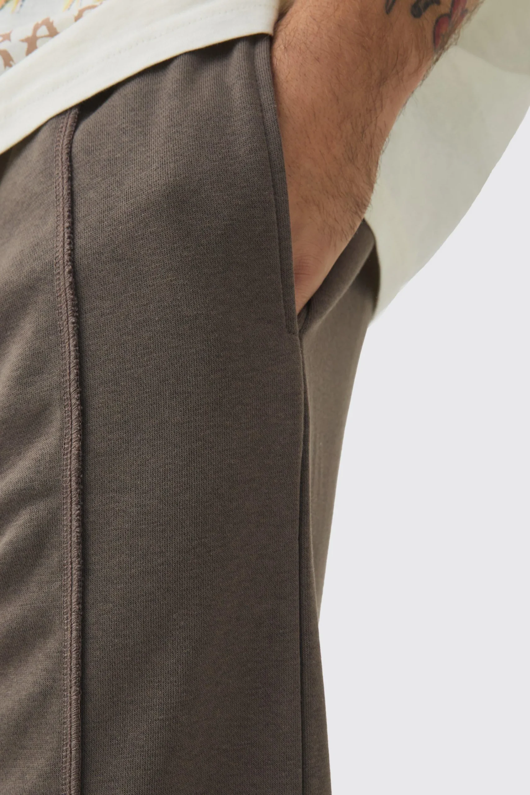 boohooMAN Loose Fit Drop Crotch Loopback Jogger | UK| Trousers|Joggers