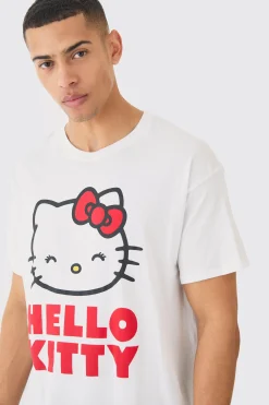 Loose Fit Hello Kitty License T-shirt | UK^boohooMAN New
