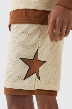 boohooMAN Loose Fit Layered Basketball Short | UK| Shorts