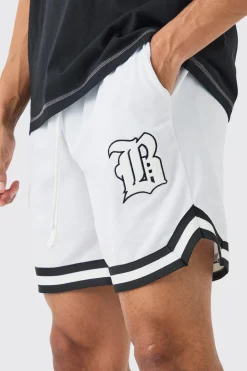 boohooMAN Loose Fit Mesh Short Length Basketball Short | UK| Shorts