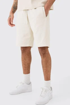 boohooMAN Loose Fit Mid Length Heavyweight Short | UK| Shorts