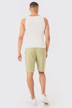 boohooMAN Loose Fit Mid Length Textured Shorts | UK| Shorts