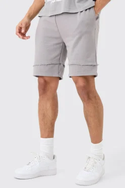 boohooMAN Loose Fit Raw Layer Short | UK| Shorts