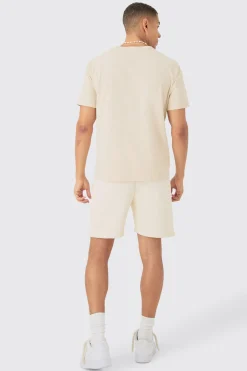 boohooMAN Loose Fit Short Length Baroque Embroidered Shorts | UK| Shorts