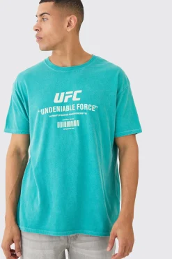 Loose Fit UFC Wash License T-shirt | UK^boohooMAN Clearance