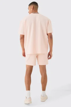 boohooMAN Loose High Build Pique Limited Short | UK| Shorts