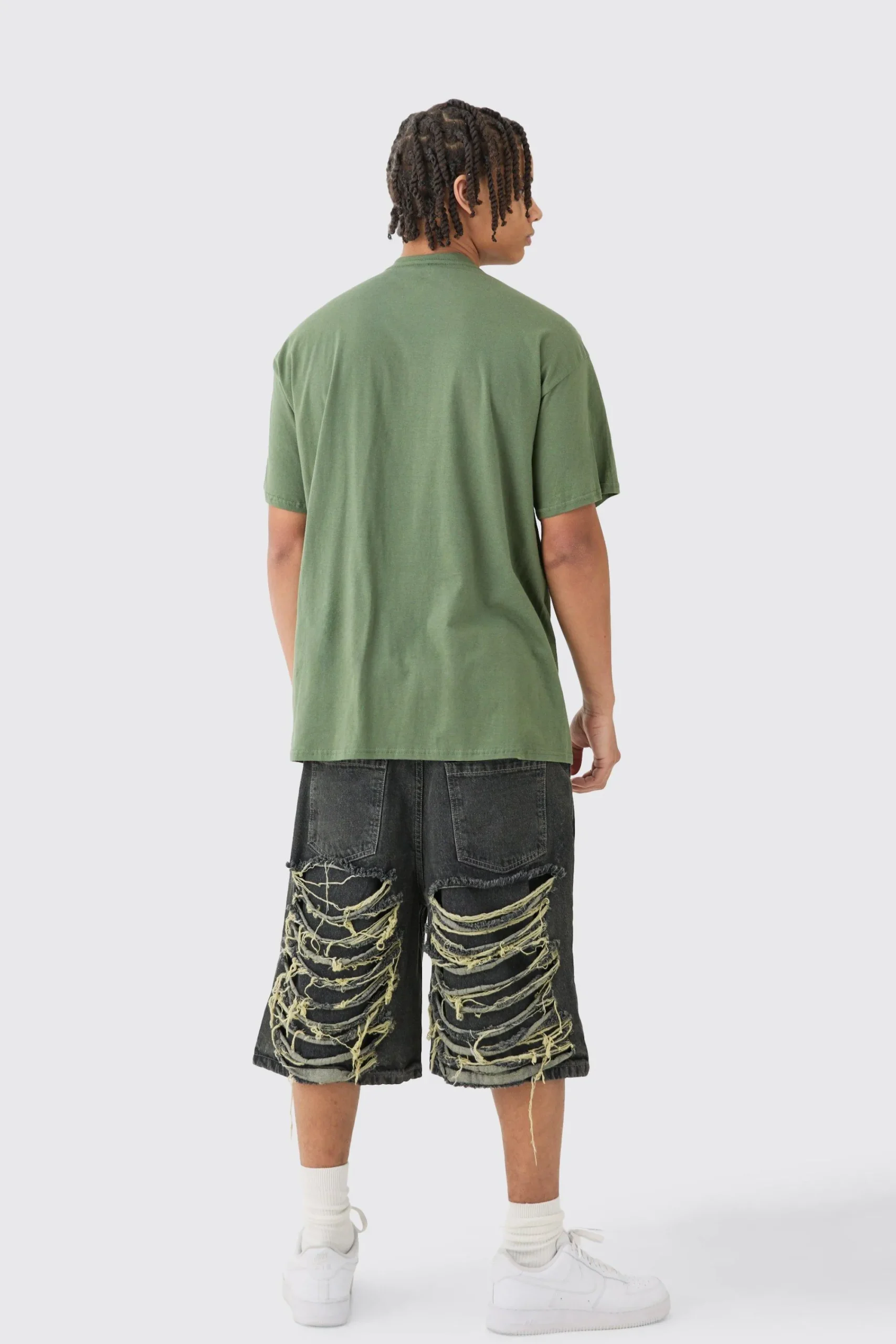 Loose Korn Wash License T-shirt | UK^boohooMAN