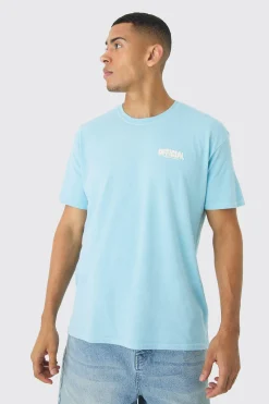 Loose Official Puff Print T-Shirt | UK^boohooMAN Online